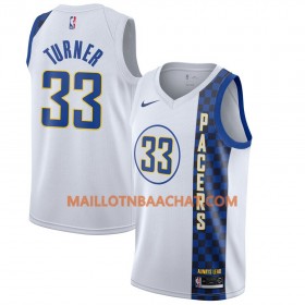 Maillot NBA Indiana Pacers Myles Turner 33 Nike 2019-20 City Edition Swingman - Homme